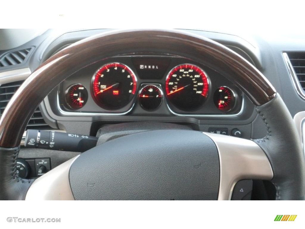 2013 Acadia Denali AWD - Carbon Black Metallic / Ebony photo #31