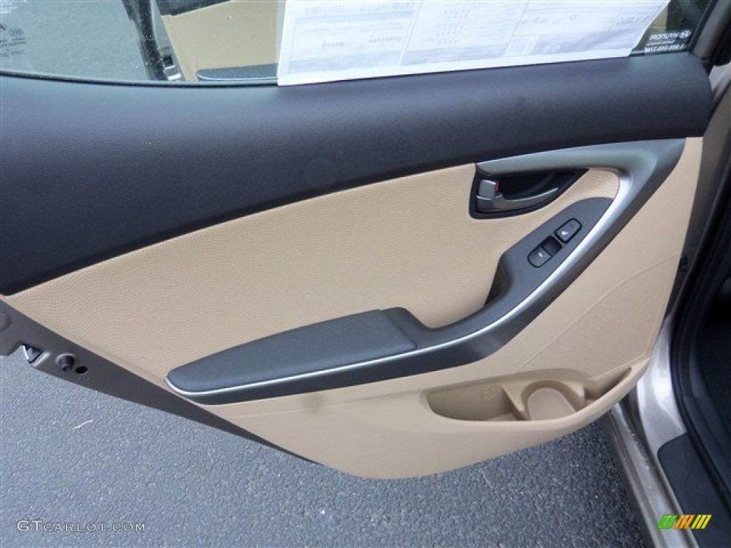 2013 Elantra Limited - Desert Bronze / Beige photo #13