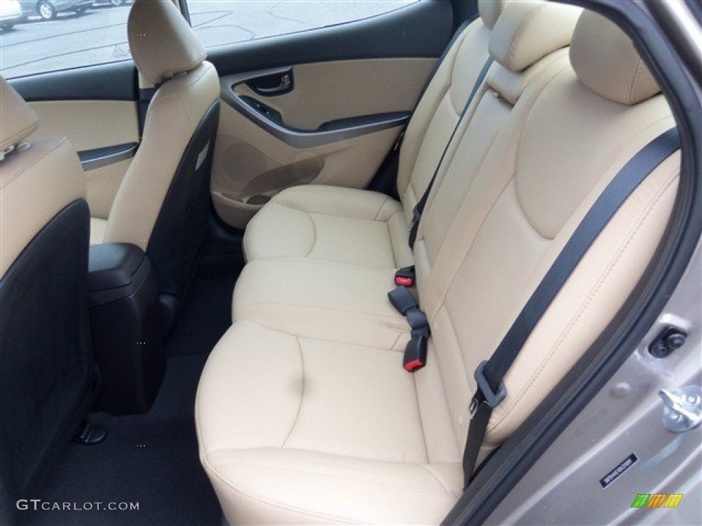 2013 Elantra Limited - Desert Bronze / Beige photo #14