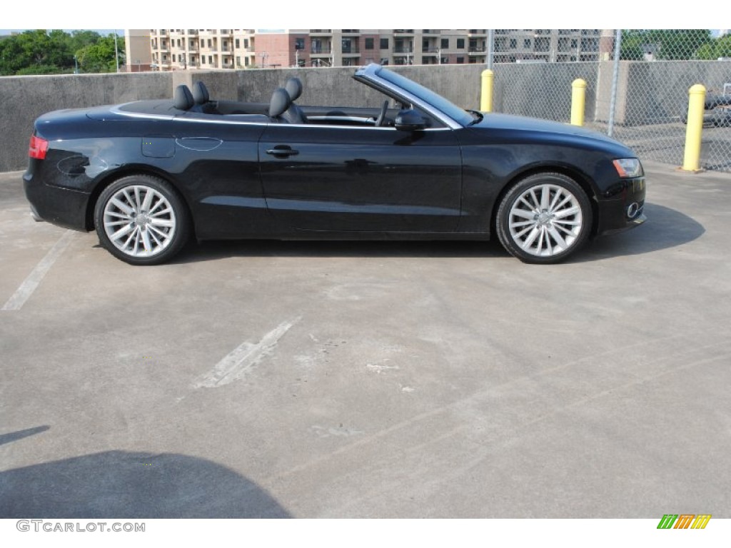 Brilliant Black 2011 Audi A5 2.0T Convertible Exterior Photo #80237480