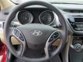 2013 Red Allure Hyundai Elantra GLS  photo #12