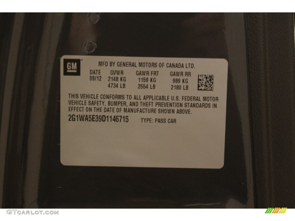 2013 Impala LS - Ashen Gray Metallic / Ebony photo #15