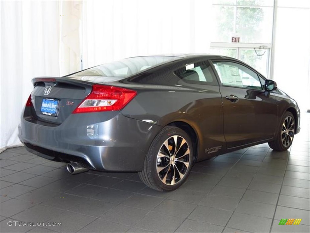 2013 Civic Si Coupe - Polished Metal Metallic / Black photo #3
