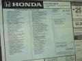 2013 Honda Civic Si Coupe Window Sticker