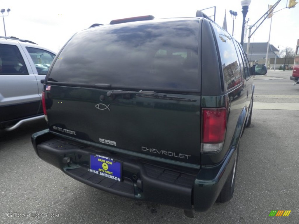 2002 Blazer LS 4x4 - Forest Green Metallic / Graphite photo #3