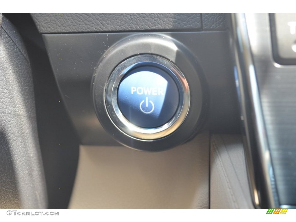 2013 Camry Hybrid XLE - Cypress Green Metallic / Ivory photo #21