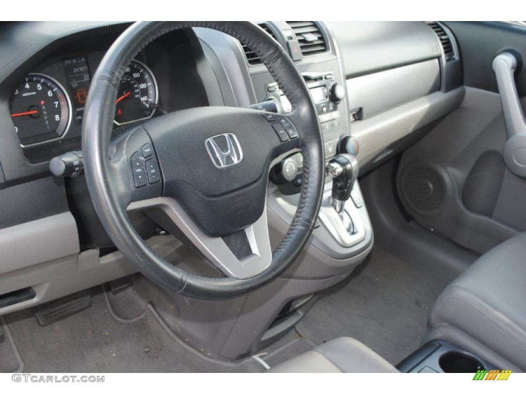 2007 CR-V EX-L - Glacier Blue Metallic / Gray photo #12