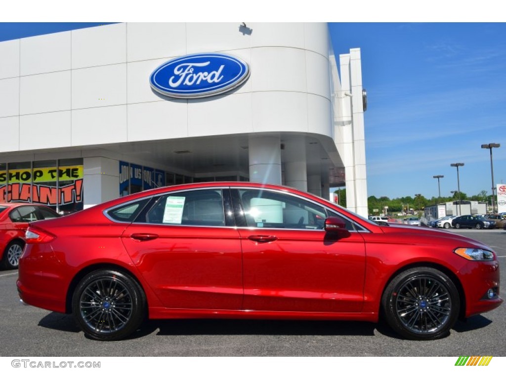 Ruby Red Metallic 2013 Ford Fusion SE 1.6 EcoBoost Exterior Photo #80241386