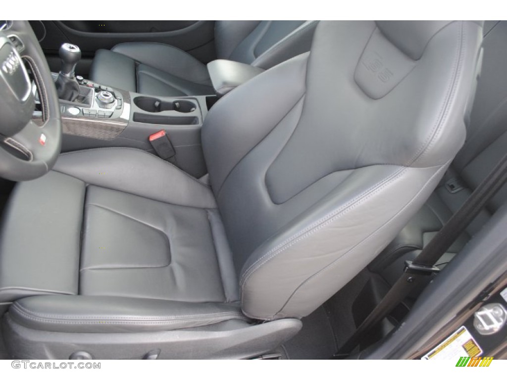 Black Interior 2012 Audi S5 4.2 FSI quattro Coupe Photo #80242424