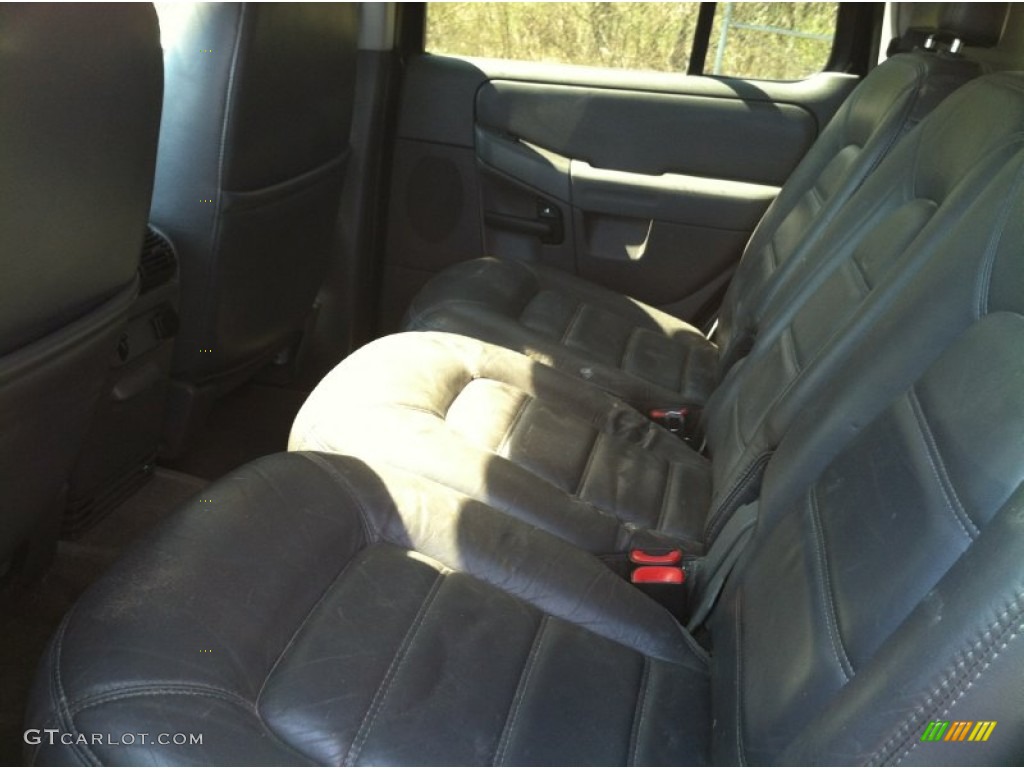 2002 Explorer XLT 4x4 - Black Clearcoat / Midnight Grey photo #11