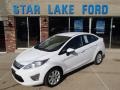 2012 Oxford White Ford Fiesta SEL Sedan  photo #1