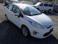 2012 Oxford White Ford Fiesta SEL Sedan  photo #3