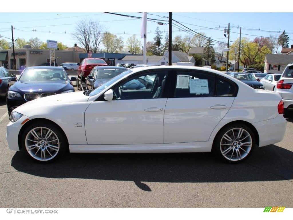 2011 3 Series 335i xDrive Sedan - Alpine White / Black photo #8