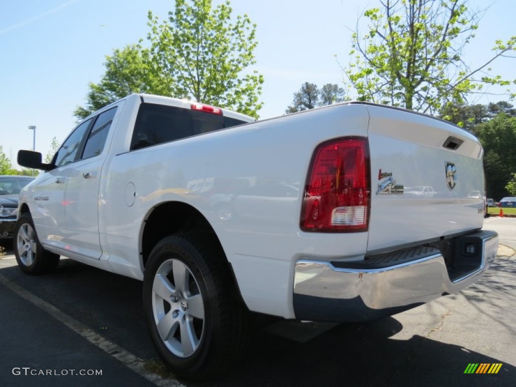 2011 Ram 1500 Big Horn Quad Cab - Bright White / Dark Slate Gray/Medium Graystone photo #2