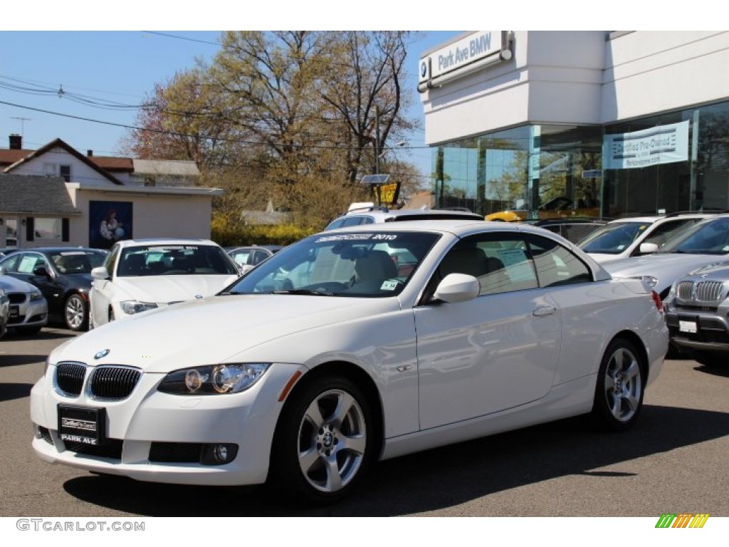 2010 3 Series 328i Convertible - Alpine White / Cream Beige photo #1