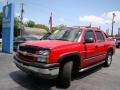 2004 Victory Red Chevrolet Avalanche 1500 Z71 4x4  photo #25