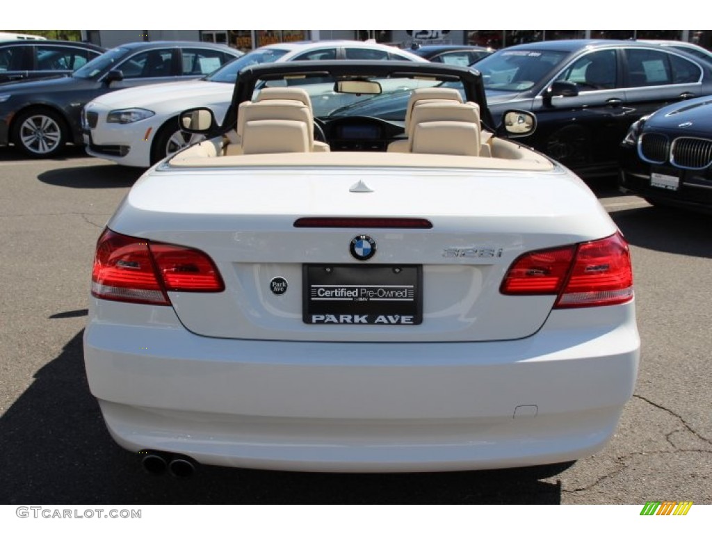 2010 3 Series 328i Convertible - Alpine White / Cream Beige photo #6