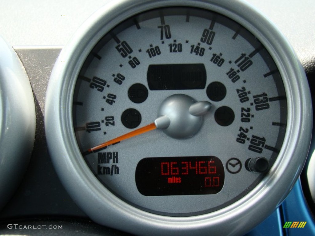 2005 Cooper S Hardtop - Electric Blue Metallic / Space Grey/Panther Black photo #16