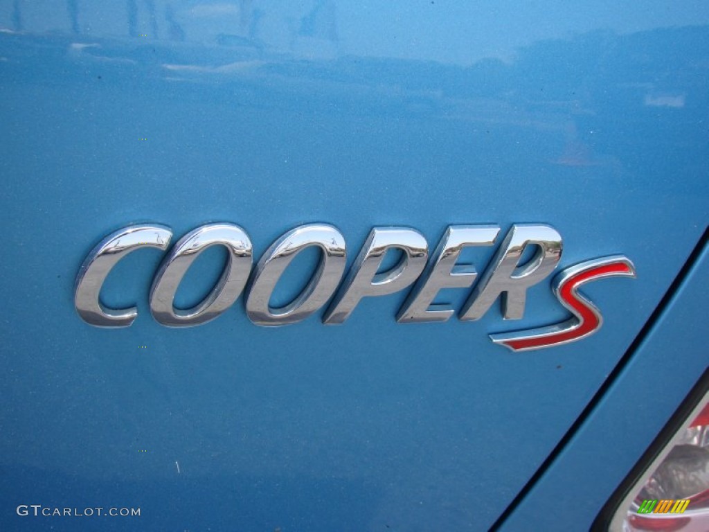 2005 Cooper S Hardtop - Electric Blue Metallic / Space Grey/Panther Black photo #28