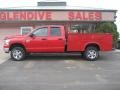 Flame Red - Ram 2500 SLT Quad Cab 4x4 Utility Truck Photo No. 2