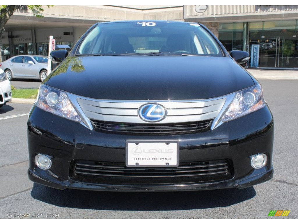 2010 HS 250h Hybrid Premium - Obsidian Black / Black photo #2