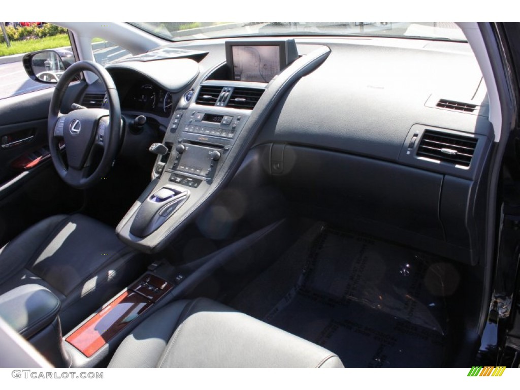 2010 HS 250h Hybrid Premium - Obsidian Black / Black photo #9