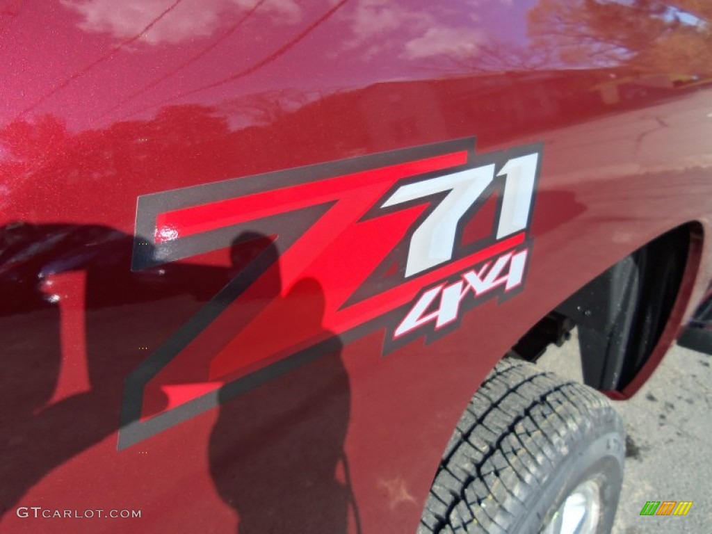 2013 Silverado 2500HD LTZ Crew Cab 4x4 - Deep Ruby Metallic / Light Cashmere/Dark Cashmere photo #5