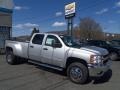 Silver Ice Metallic - Silverado 3500HD LT Crew Cab 4x4 Dually Photo No. 2