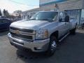 Silver Ice Metallic - Silverado 3500HD LT Crew Cab 4x4 Dually Photo No. 5