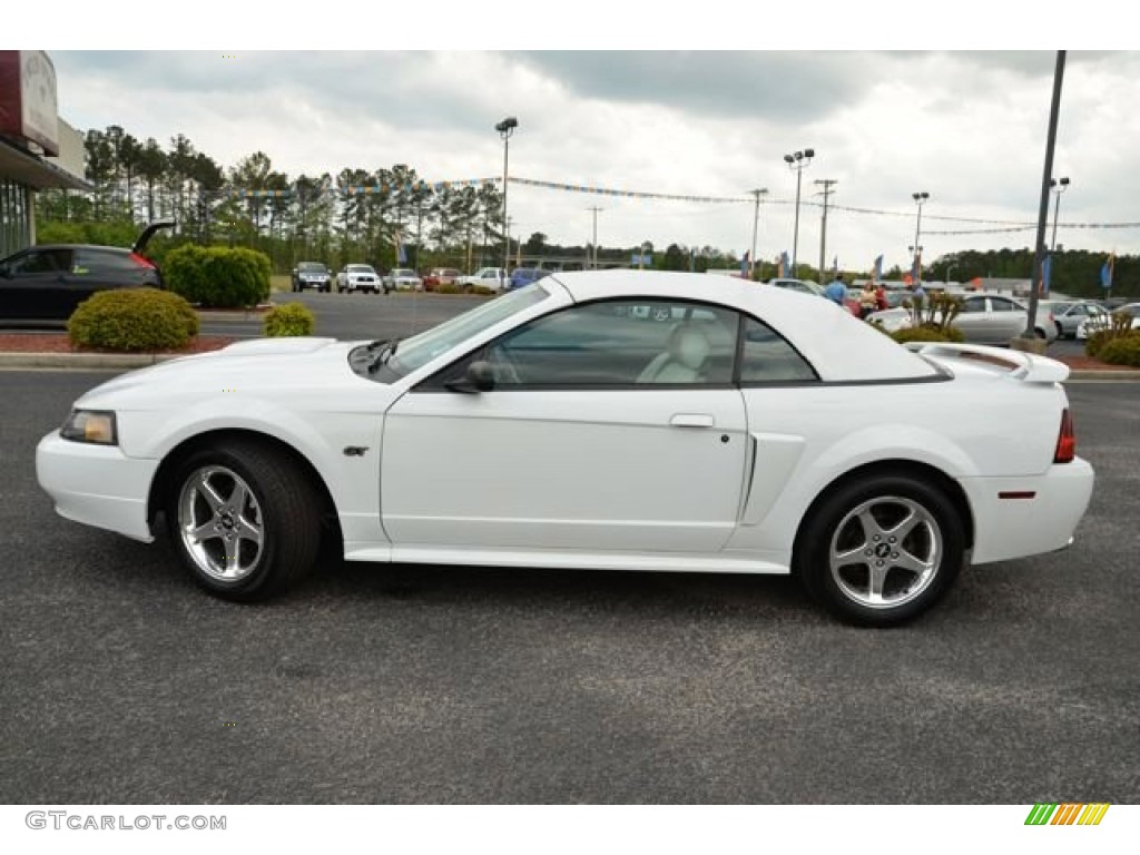 Oxford White 2003 Ford Mustang GT Convertible Exterior Photo #80251762