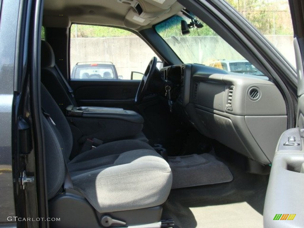 2005 Sierra 1500 SLE Extended Cab - Carbon Metallic / Dark Pewter photo #21