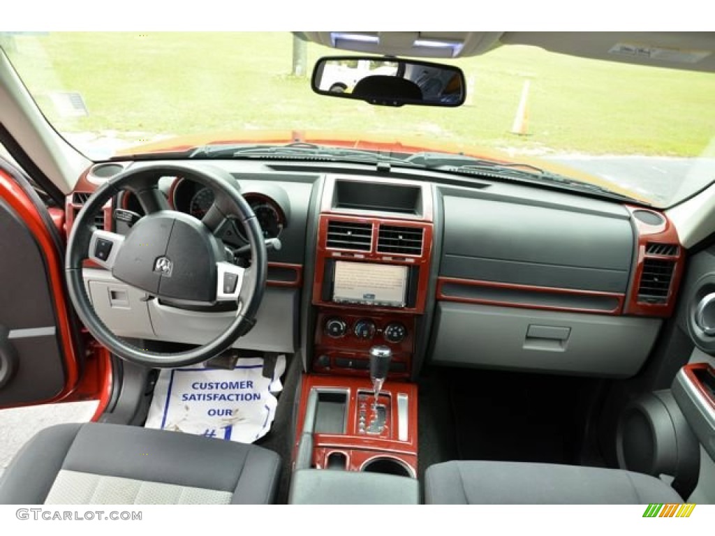 2010 Dodge Nitro Detonator Dark Slate Gray/Light Slate Gray Dashboard Photo #80253701