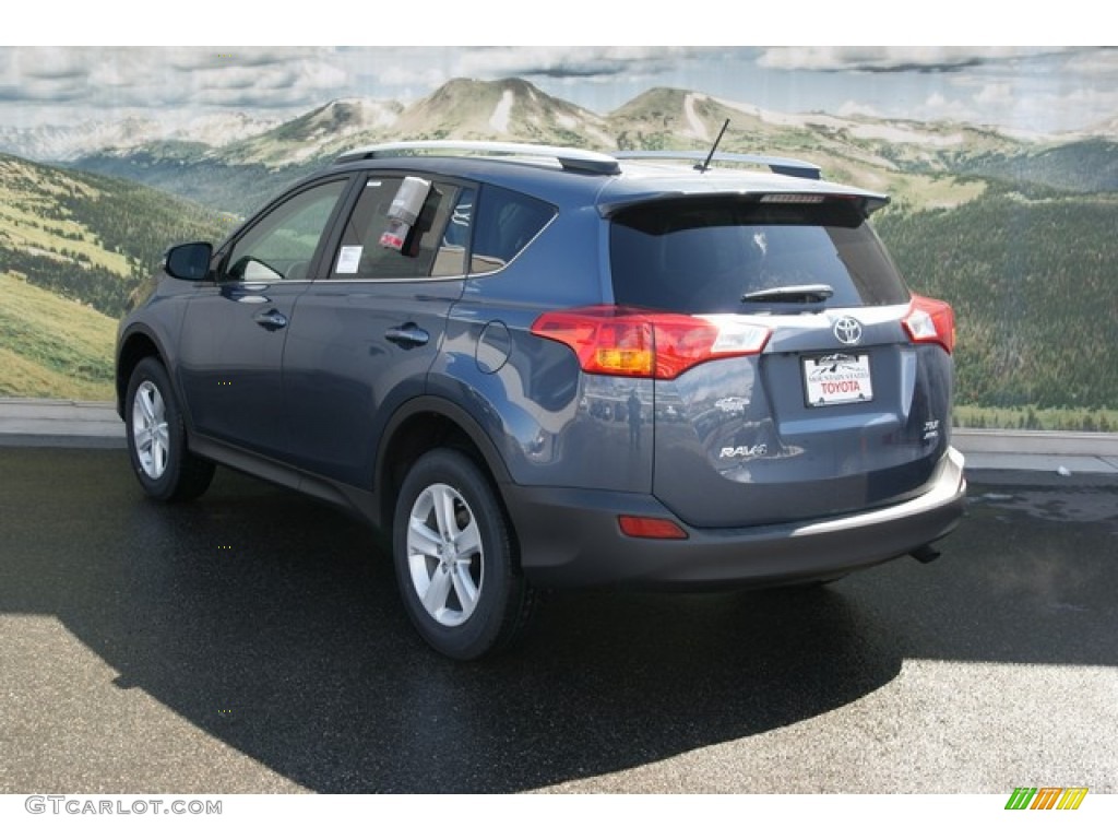 2013 RAV4 XLE AWD - Shoreline Blue Pearl / Ash photo #2