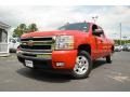 2010 Victory Red Chevrolet Silverado 1500 LT Extended Cab  photo #1