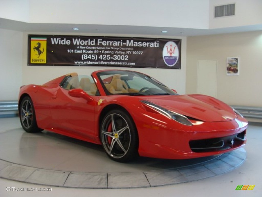 Rosso Corsa (Red) 2012 Ferrari 458 Spider Exterior Photo #80253995