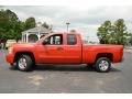 2010 Victory Red Chevrolet Silverado 1500 LT Extended Cab  photo #9