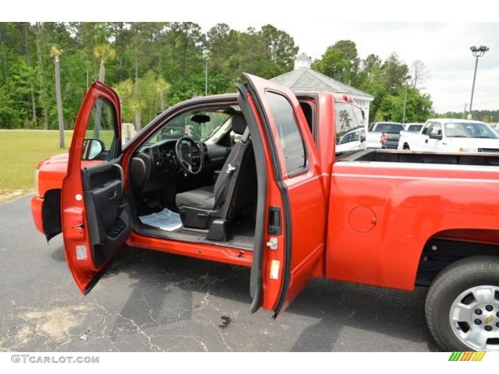 2010 Silverado 1500 LT Extended Cab - Victory Red / Ebony photo #12