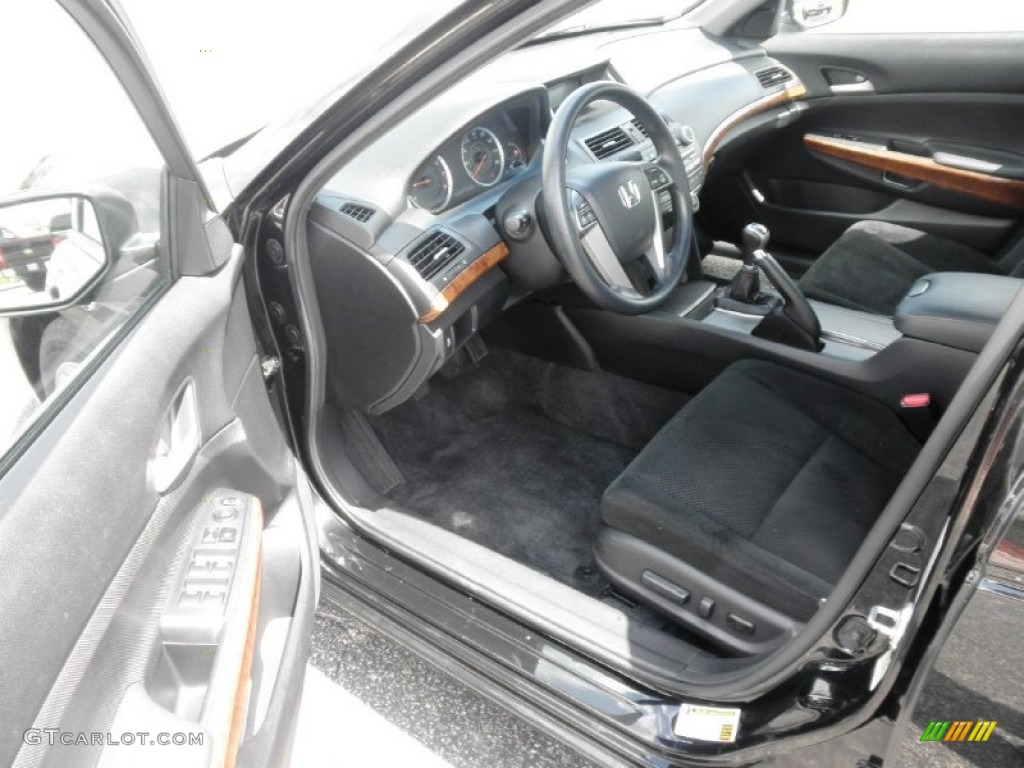 Black Interior 2011 Honda Accord EX Sedan Photo #80254112