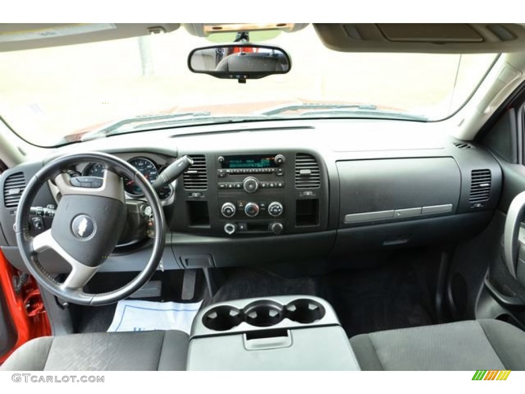 2010 Silverado 1500 LT Extended Cab - Victory Red / Ebony photo #14