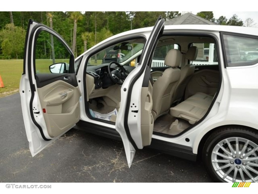 2013 C-Max Hybrid SEL - White Platinum / Medium Light Stone photo #11