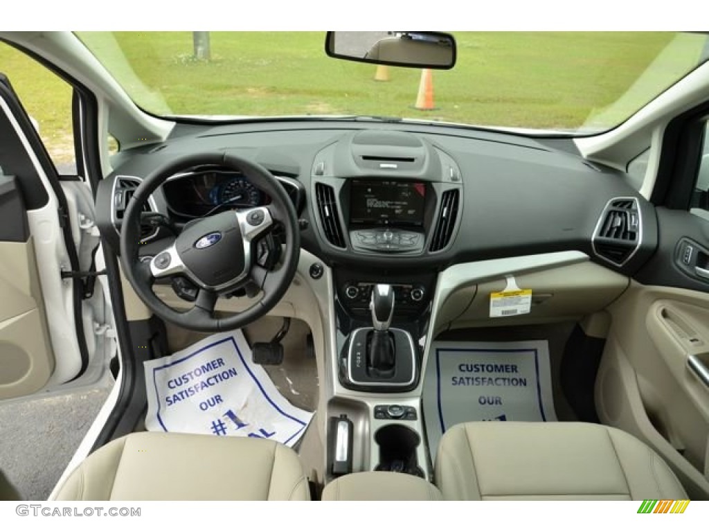 2013 C-Max Hybrid SEL - White Platinum / Medium Light Stone photo #14