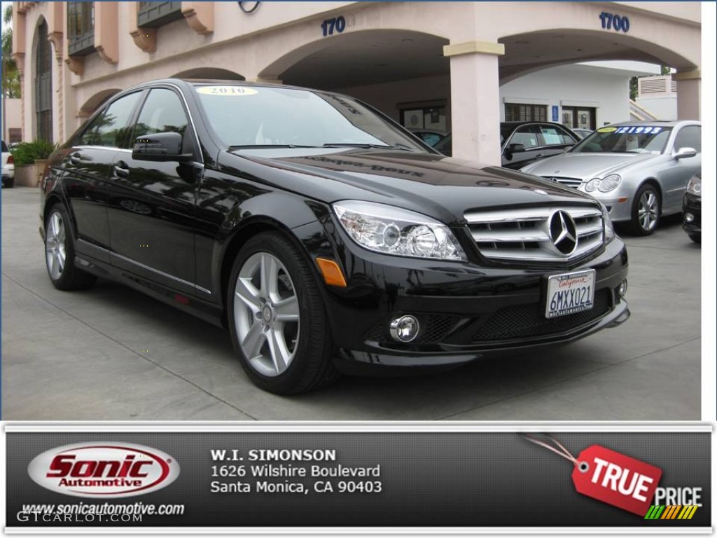 2010 C 300 Sport - Black / Black photo #26