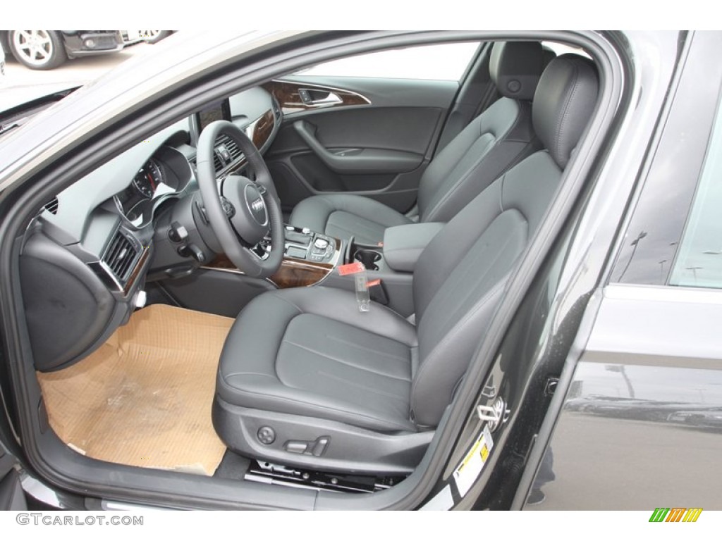 2013 A6 2.0T Sedan - Oolong Gray Metallic / Black photo #13