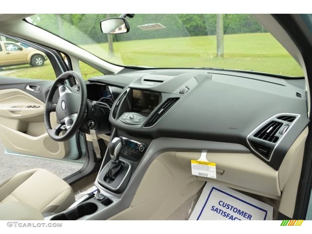 2013 Ford C-Max Hybrid SE Medium Light Stone Dashboard Photo #80255294