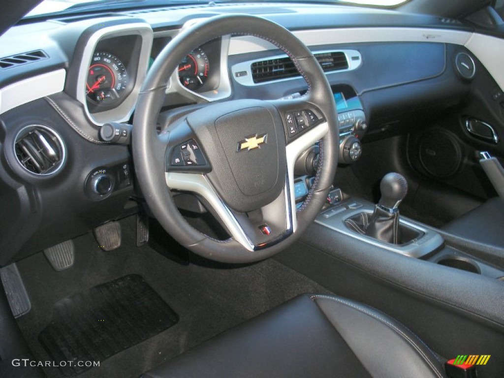 2012 Chevrolet Camaro LT 45th Anniversary Edition Coupe Black Dashboard Photo #80255349