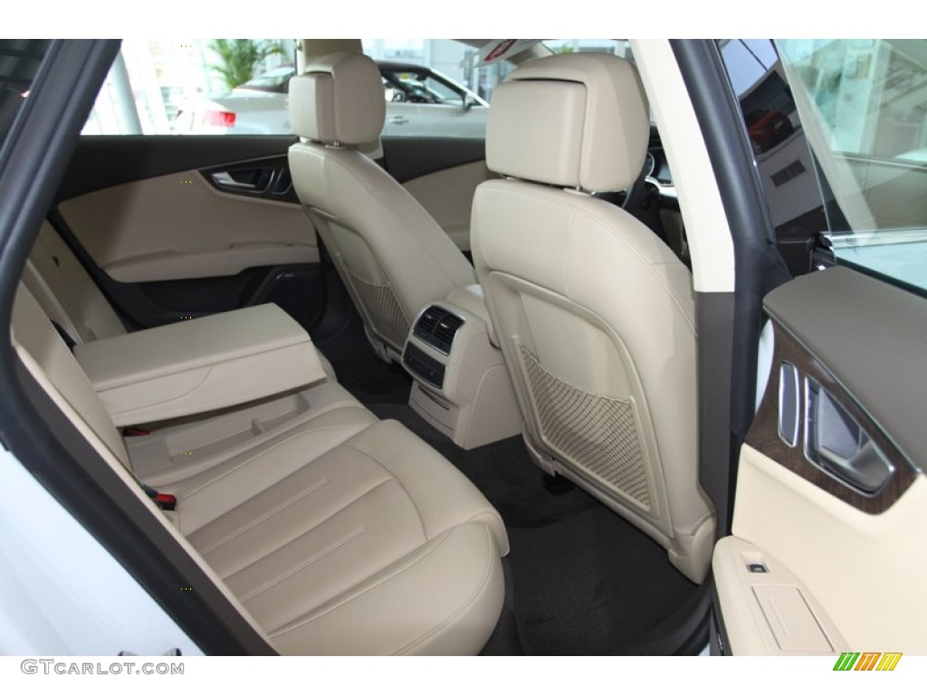 Velvet Beige Interior 2013 Audi A7 3.0T quattro Premium Plus Photo #80255372