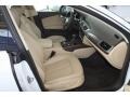 2013 Audi A7 Velvet Beige Interior Front Seat Photo