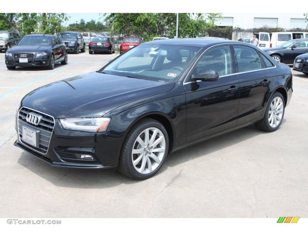 Phantom Black Pearl 2013 Audi A4 2.0T quattro Sedan Exterior Photo #80255544