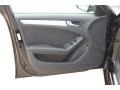 2013 Audi A4 Black Interior Door Panel Photo