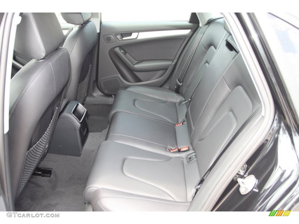 Black Interior 2013 Audi A4 2.0T quattro Sedan Photo #80255744